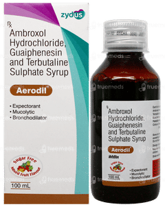 Aerodil Mixed Fruit Flavour Sugar Free Syrup 100Ml Aerodil Mixed Fruit Flavour Sugar Free Syrup 100Ml